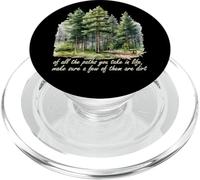 Path You Take John Muir Nature Lover Hiker Mountain Hiking PopSockets PopGrip for MagSafe