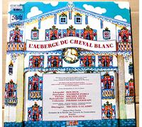 Pathe C 161-12087/8 - L'Auberge du Cheval Blanc - Bourvil - Michel Galabru - Andrine Forli- Michel Dens - Janine Ervil, Pierre Gemain - Musique de Ralph Benatzky, Robert Stolz, Robert Gilbert, Anton Profes - Belle Pochette ouvrante - 2 Disques Vinyle LP 33 tours (Et Non CD)