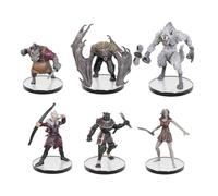Wizkids Pathfinder Battles Forest Stalkers Pre Painted Miniatures 6 Pack Boxed Set Grey