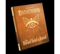 Pathfinder Dead God's Hand Special Edition - TTRPG Adventure, Levels 1-6 | Deluxe faux-leather cover with metallic deboss and ribbon bookmark. Complete Golarion campaign, character levels 1-6