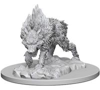 PATHFINDER DEEP CUTS UNPAINTED MINIATURES (W4) DIRE WOLF