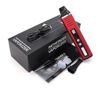 Pathfinder II TC Dry Herb Vaporizer, Electronic Cigarette 1800mAh Battery Stainless 1g Heating Chamber Temperature Control Portable Anix Pathfinder V2 Herbal Vape Pen Kit -No Nicotine (Red)