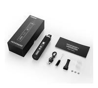 Pathfinder II TC Dry Herb Vaporizer, Electronic Cigarette 1800mAh Battery Stainless 1g Heating Chamber Temperature Control Portable Anix Pathfinder V2 Herbal Vape Pen Kit -No Nicotine (Black)