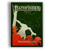 Pathfinder Monster Core (Pathfinder Second Edition (PF2E)) | Deluxe faux-leather cover with metallic deboss and ribbon bookmark. Monster lists sorted by level, type, and rarity