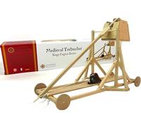 PATHFINDERS Trebuchet kit Building Toys Medieval Weapons Wooden Craft kit Science kit stem Toy Catapult Model kit Birthday Gift for Boys 3D Puzzle for Adults Learning Education Toy Engineering kit
