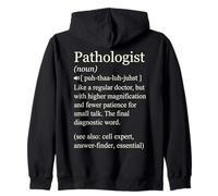 Pathologist Dictionary Definition Meaning Zip Hoodie