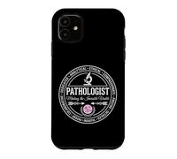 Pathologist Emblem Badge Making The Invisible Visible Logo Case for iPhone 11