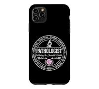 Pathologist Emblem Badge Making The Invisible Visible Logo Case for iPhone 11 Pro Max