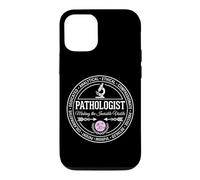 Pathologist Emblem Badge Making The Invisible Visible Logo Case for iPhone 12/12 Pro