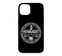 Pathologist Emblem Badge Making The Invisible Visible Logo Case for iPhone 13