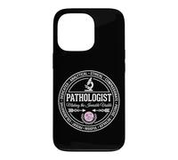 Pathologist Emblem Badge Making The Invisible Visible Logo Case for iPhone 13 Pro