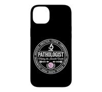 Pathologist Emblem Badge Making The Invisible Visible Logo Case for iPhone 14 Plus