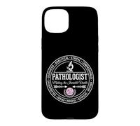 Pathologist Emblem Badge Making The Invisible Visible Logo Case for iPhone 15 Plus