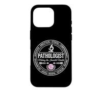Pathologist Emblem Badge Making The Invisible Visible Logo Case for iPhone 16 Pro