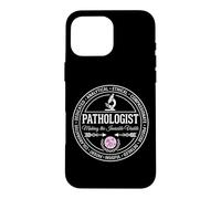 Pathologist Emblem Badge Making The Invisible Visible Logo Case for iPhone 16 Pro Max