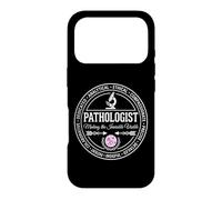 Pathologist Emblem Badge Making The Invisible Visible Logo Case for iPhone 17 Pro