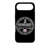 Pathologist Emblem Badge Making The Invisible Visible Logo Case for iPhone Air