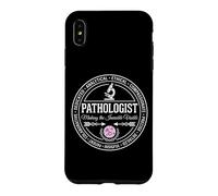Pathologist Emblem Badge Making The Invisible Visible Logo Case for iPhone XS Max