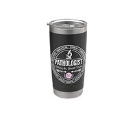 Pathologist Emblem Badge Making The Invisible Visible Logo Stainless Steel Insulated Tumbler