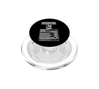 Pathology Diagnostic Label Nutrition Facts Chart PopSockets PopGrip for MagSafe