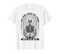 Pathology Forensics Latin Skeleton Art T-Shirt