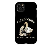 Pathology Goose Scientist Detective Looking Into Microscope Case for iPhone 11 Pro Max