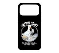 Pathology Goose Scientist Detective Looking Into Microscope Case for iPhone 17 Pro Max