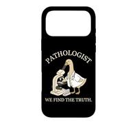 Pathology Goose Scientist Detective Looking Into Microscope Case for iPhone 17 Pro Max