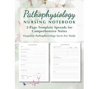 Pathophysiology Nursing Notebook: 2-Page Template Spreads to Organize Comprehensive Notes for Study