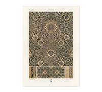 Pathos Studio ALBERT RACINET - Arabian Pattern Lithograph from 'L'ornement Polychrome' 1 (Giclée Art Print) 8.3" x 11.7" [A4]