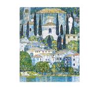 Pathos Studio GUSTAV KLIMT - Kirche (Church) In Cassone (Giclée Art Print) 8.3" x 11.7" [A4]