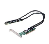 Paths PCIe 5.0 Host Board for Distributed Storage and Component Processing Needs Splitter Card