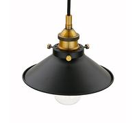 PathsOn Industrial Vintage Victorian Metal Shade Pendant Light Loft Bar Kitchen Ceiling Light Fittings Chandelier Hanging Lamp Fixture for Living Room Cafe (Antique)