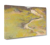 Pathway In A Field By Edgar Degas Canvas Print for Living Room Bedroom Home Office Décor, Wall Art Picture Ready to Hang, 30 x 20 Inch (76 x 50 cm)
