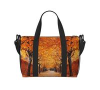 Pathway in The Woods Covered Print Italy Flag Print Versatile Handbag for Travel,Hand-Held Crossbody Travel Bag for Your Every Need