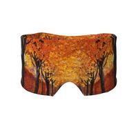 Pathway in The Woods Covered Print Sleep Eye and Ear Muffs Mask - Soft & Breathable, Ideal for Travel, Meditation, and Nighttime Use