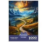 Pathway Jigsaw Puzzles for Adults Interesting Puzzle Game 1000 Piece Brain Challenge for Adults Gifts 38x26cm/1000pcs