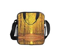 Pathway Print Clear PVC Waterproof Tote Transparent See Through Lunch Handbag,Travel Toiletry Bag,Women Men Work Shopping
