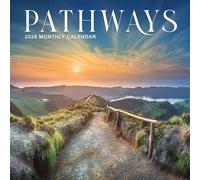 Pathways Calendar 2026 | 12" x 24" Scenic Paths 12 Month Wall Calendar | Marble City Press | Enchanted Path, Pathway, Journey Quotes, Poems, Inspirational Walk, Path, Zen, Meditation, Peace