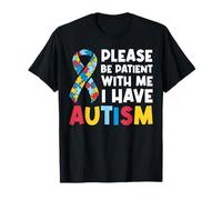 Patience Acceptance Puzzle Piece Support Autism Awareness T-Shirt