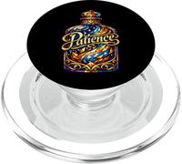 Patience Bottle Mosaic Art Calm Serenity Wisdom PopSockets PopGrip for MagSafe