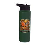 Patience Creates Perfection Discus Aquarium Tropical Fish Stainless Steel Insulated Water Bottle