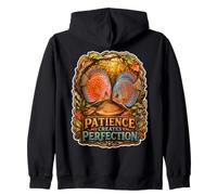 Patience Creates Perfection Discus Aquarium Tropical Fish Zip Hoodie