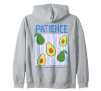 Patience Ephesians 4:2 Christian Faith Avocado Zip Hoodie