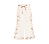Patience Flare Pant, female, Zimmermann, Wide Trousers, Beige, L, Trousers L