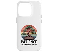Patience Grows Everything Bonsai Tree Zen Case for iPhone 14 Pro