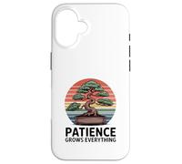 Patience Grows Everything Bonsai Tree Zen Case for iPhone 16