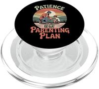 Patience Is My Parenting Plan Gentle Dad Life PopSockets PopGrip for MagSafe
