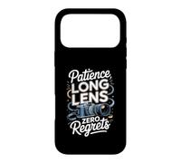Patience Long Lens Zero Regrets Wildlife Photography Nature Case for iPhone 17 Pro Max