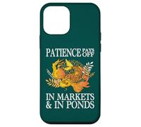 Patience Pays Off In Markets & In Ponds Funny Investor Case for iPhone 12 mini